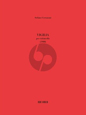 Gervasoni Vigilia Cello solo (1988)