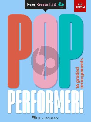 ABRSM Pop Performer! Piano - Grade 4 - 5 (Book with Audio online)