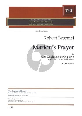 Broemel Marion's Prayer für Englischhorn, Violine, Viola, Cello ((Partitur & Stimmen))