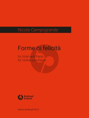 Campogrande Forme di felicità Violin and Piano