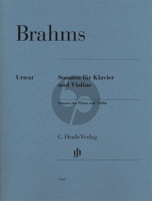 Brahms J. Sonaten Violine und Klavier (Frank Peter Zimmermann Fingersatz Violine) (Herausgeber Michael Struck und Bernd Wiechert) (mit bezeichneter und unbezeichneter Streicherstimme revidierte Ausgabe)