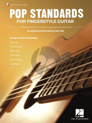 Pop Standards for Fingerstyle Guitar (Book with Audio online) (arr. Ben Pila)