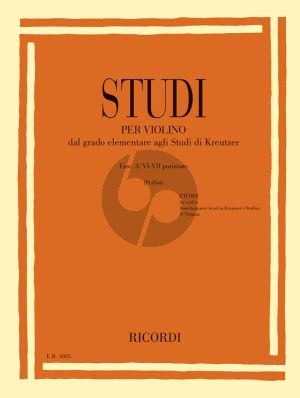 Perlini Studi per Violino Vol. 3 6 - 7 Positions (from Elementary to Kreutzer Studies)