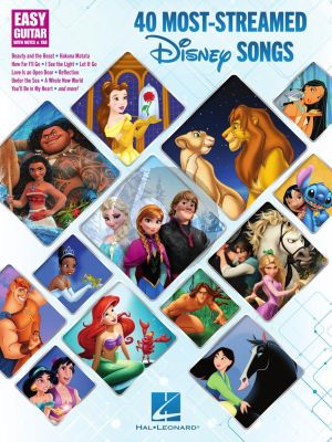 40 Most-Streamed Disney Songs Easy Guitar