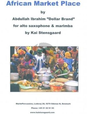 Ibrahim African Market Place for Alto Saxophone and Marimba (Edited by Kai Stensgaard)