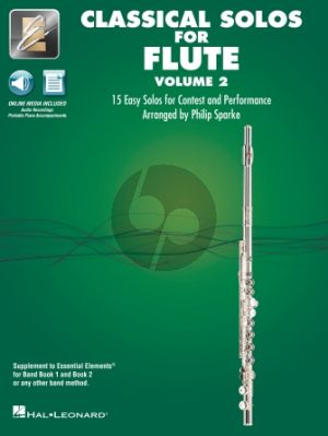 Classical Solos for Flute Book 2 (Book with Audio online) (arr. Philip Sparke)