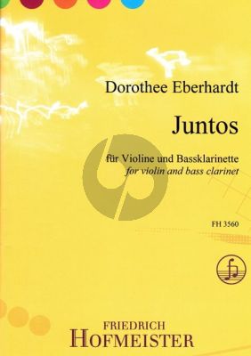 Eberhardt Juntos for Violin and Bass Clarinet