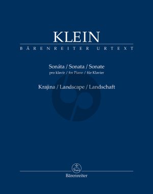 Klein Sonata (Landscape) for Piano Solo