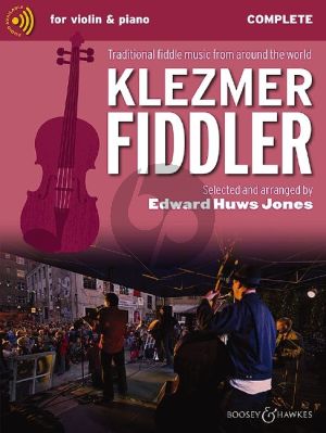 Huws Jones The Klezmer Fiddler Violin-with 2nd Vi.-Piano and Guitar opt. (new complete edition) (Book with Audio online) (complete edition)
