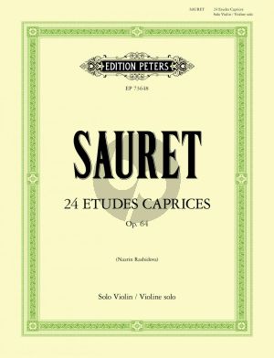 Sauret 24 Etudes Caprices Op. 64 Violin (Nazrin Rashidova)