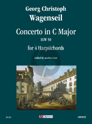 Wagenseil Concerto in C-Major IGW 50 for 4 Harpsichords (Score/Parts) (edited by Andrea Coen)