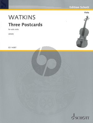 Watkins 3 Postcards for solo Viola