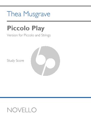 Musgrave Piccolo Play - in Hommage to Couperin Piccolo and Strings (Study Score)