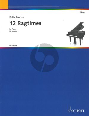 Janosa 12 Ragtimes for Piano