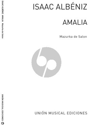 Albeniz Amalia - Mazurka de Salon Op. 95 Piano solo