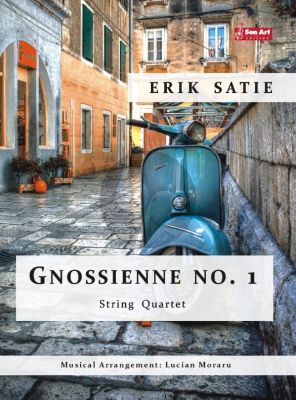 Satie Gnossienne No.1 for String Quartet (Score and Parts) (Arrangement by Lucian Moraru)