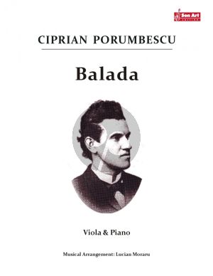 Prumbescu Balada for Viola and Piano (Score and Part) (Arrangement by Lucian Moraru)