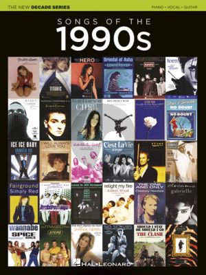 The New Decade Series Songs of the 90's Piano-Vocal-Guitar
