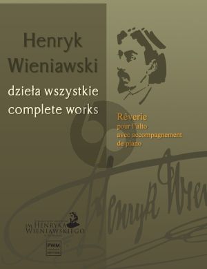 Wieniawski Rêverie T.25 Viola with Piano