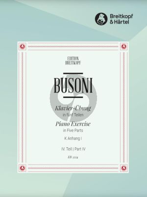 Busoni Piano Exercise Vol.4 - 8 Studies by J. Cramer (K Anhang 1)