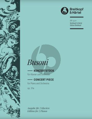 Busoni Concert Piece in D major Op.31a K 236 for 2 Piano's (Introduzione e Allegro = Concertino Part I)