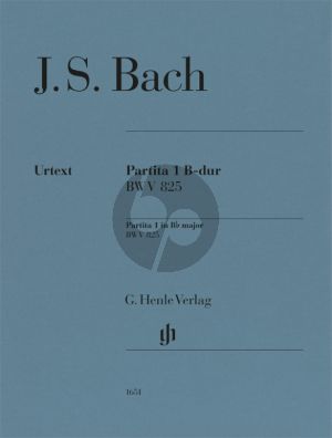 Bach Partita No.1 B-flat major BWV 825 for Piano Solo