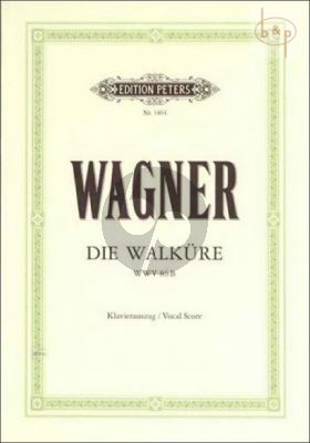 Wagner Die Walkure WWV 86B Vocal Score (1856) (german)
