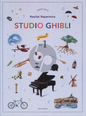 Album Studio Ghibli Recital Repertoire 1 – Intermediate for Piano