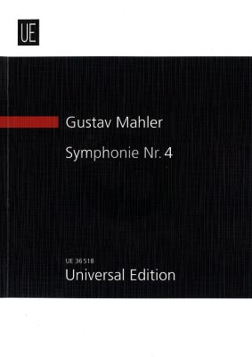 Mahler Symphony No.4 for Orchestra (1911)and Soprano Solo Study Score (In vier Sätzen für großes Orchester und Sopran-Solo (Fassung 1911))
