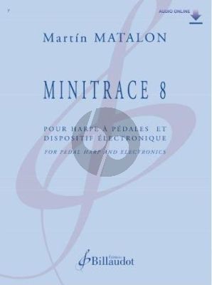 Matalon Minitrace 8 Harp and Electronics (Book with Audio online)