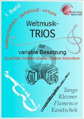 Weltmusik-Trios Band 1 für variables Ensemble (Partitur und Stimmen)