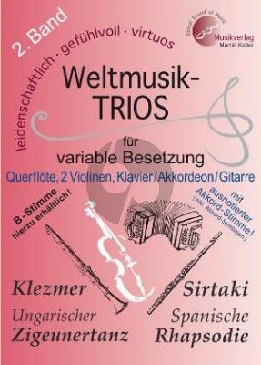 Weltmusik-Trios Band 2: für variables Ensemble (Partitur und Stimmen)