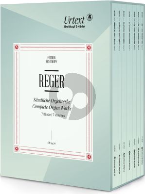 Reger Sämtliche Orgelwerke 7 Bände im Schuber (herausgegeben von Hans Klotz und Martin Haselböck)