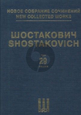 Shostakovich Symphony No.14 Op.135 for 2 Voices (SB), Stringorchestra and Percussion Arranged for Voice and Piano (Edited by Victor Ekimovsky)