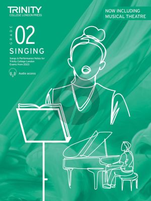 Trinity College Singing Exam Pieces from 2023 Grade 2 Piano-Vocal (Book with Audio online)
