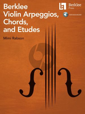 Rabson Berklee Violin Arpeggios, Chords, and Etudes (Book with Audio online)