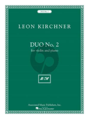 Kirchner Duo No. 2 Violin and Piano