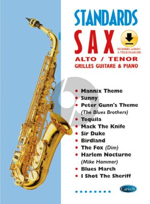 Standards Sax. for Alto - Tenor Saxophone (Book with Audio online)