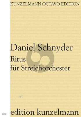 Schnyder Ritus Streichorchester Partitur