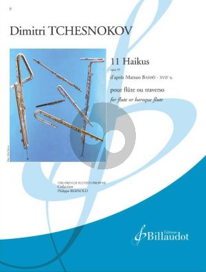 Tchesnokov 11 Haïkus Op. 95 Flute Solo