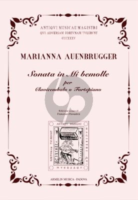 Auenbrugger Sonata in Mi bemolle Harpsichord or Pianoforte (edited by Francesco Passadore)