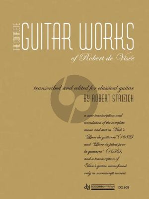 Visee Complete Guitar Works for Guitar Solo (Edited by Robert Strizich)