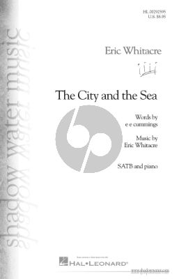Whitacre The City and The Sea SATB-Piano