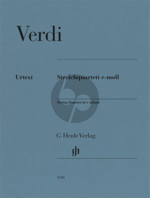 Verdi String Quartet e-minor Set of Parts (Editor: Anselm Gerhard)