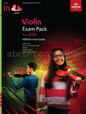 Violin Exam 2024 Initial Grade, Violin Part - Piano Accompaniment & Audio Online