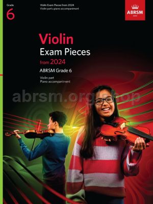 Violin Exam 2024 ABRSM Grade 6 Violin Part - Piano Accompaniment