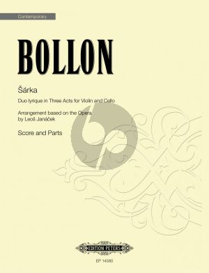 Bollon Sarka Violin and Cello (Duo Lyrique in 3 Acts based on Janacek) (Score/Parts)