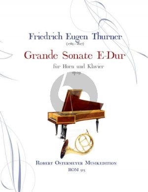 Thurner Grande Sonate E-dur Op. 29 Horn und Klavier
