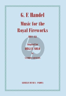 Handel Music for the Royal Fireworks HWV 351 for Organ (transcr. by Sandro Carnelos)