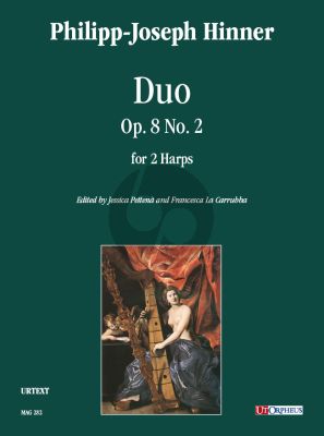 Hinner Duo Op. 8 No. 2 for 2 Harps (Score/Parts) (edited by Jessica Pettenà and Francesca La Carrubba)